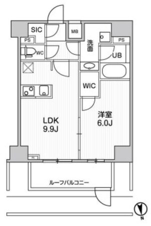 ALTERNA神楽坂Ⅱの物件間取画像